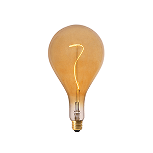 LED Grace Filament PS160 E27 Dimmable Amber - LUXRAY LIGHTING